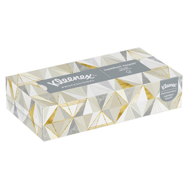 Kleenex® Facial Tissue White 8-2/5 X 8-3/5 Inch 125 Count (456014_BX) 1/BX