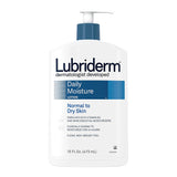 Lubriderm® Daily Moisture Hand and Body Moisturizer 16 oz. Pump Bottle Unscented Lotion (1228791_EA) 1/EA