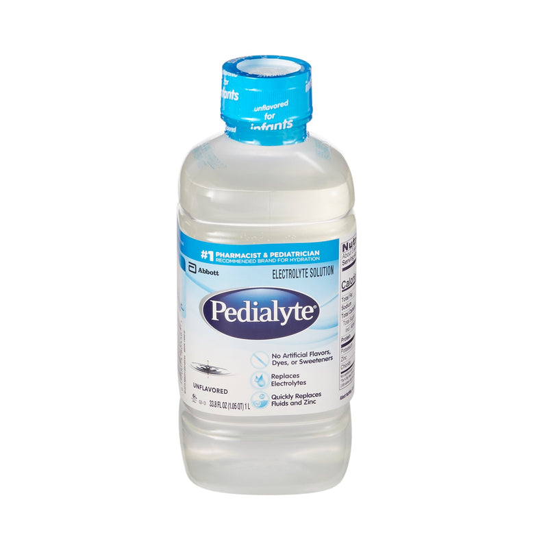Pedialyte® Classic Oral Electrolyte Solution Unflavored 33.8 oz. Electrolyte (200307_CS) 8/CS