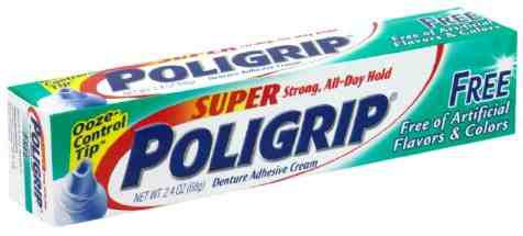 Super Poligrip® Free Denture Adhesive Cream 2.4 oz. (421822_EA) 1/EA