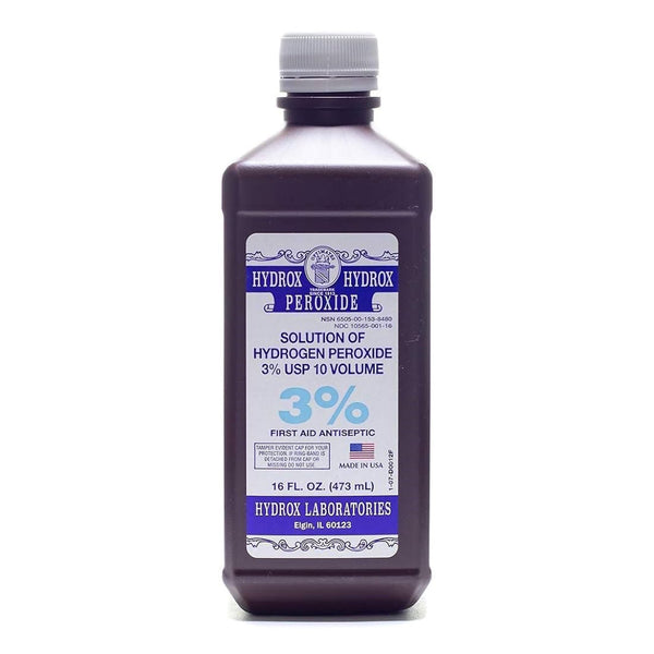 Hydrox® Antiseptic Hydrogen Peroxide Topical Liquid 16 oz. Bottle (940903_EA) 1/EA