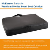 McKesson Contoured Seat Cushion 24 W X 18 L X 3 D Inch Molded Foam (1065587_EA) 1/EA