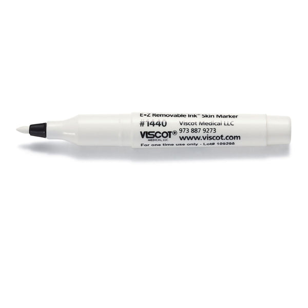 EZ Removable Ink® Skin Marker White Ink NonSterile Mini Regular Tip (1255926_BX) 50/BX