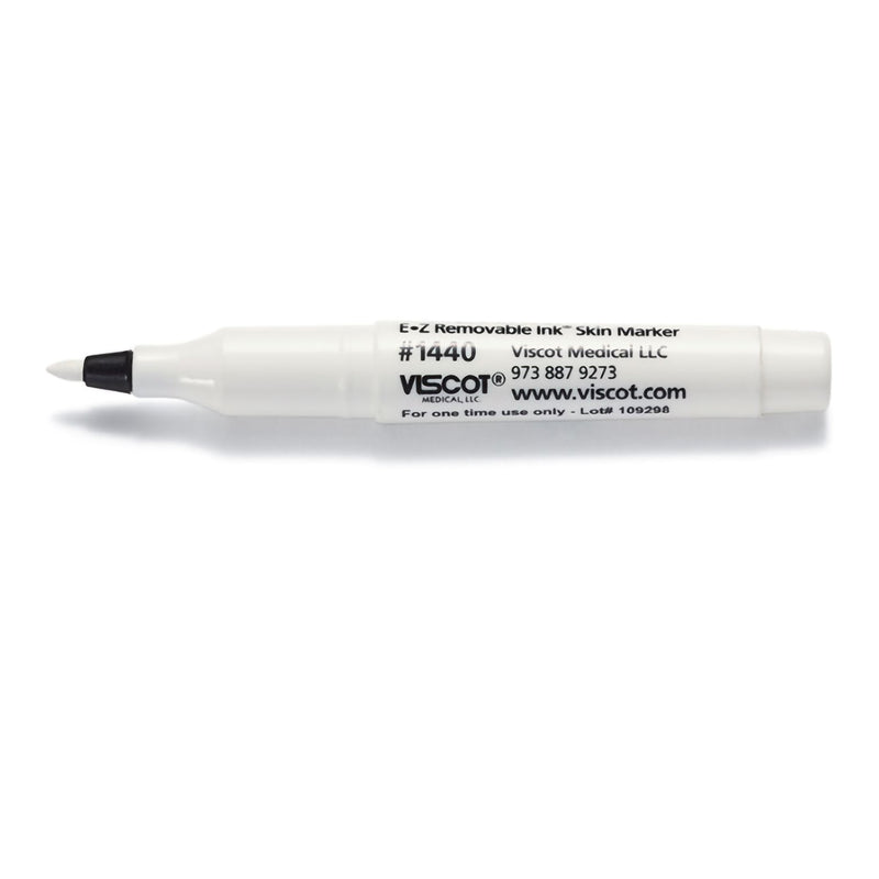 EZ Removable Ink® Skin Marker White Ink NonSterile Mini Regular Tip (1255926_BX) 50/BX