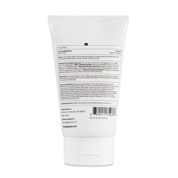 Kanjo Topical Pain Relief 5% Strength Menthol Topical Gel 4.2 oz. (1236439_EA) 1/EA