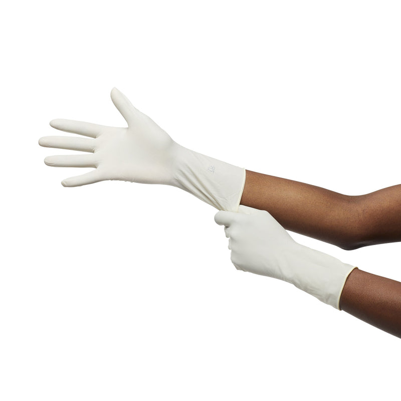 ENCORE® Sensi-Touch® PF Surgical Glove Size 7 Sterile Latex Standard Cuff Length Micro-Textured Natural Chemo Tested (1012604_BX) 50/BX