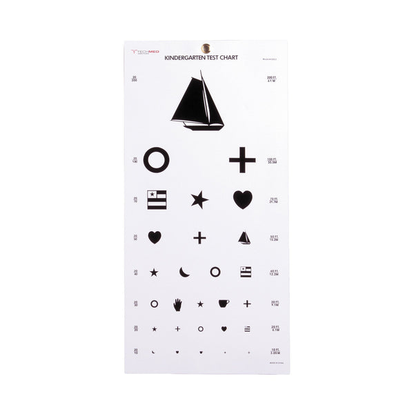 McKesson Preschool Eye Test Chart 20 Foot Distance Acuity Test (1038454_EA) 1/EA