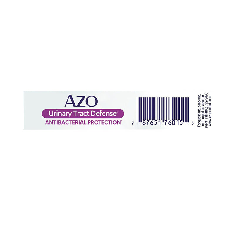 AZO® Urinary Tract Defense Urinary Pain Relief 162 mg - 162.5 mg Strength Methenamine / Sodium Salicylate Tablet 18 per Box (1268935_BX) 1/BX