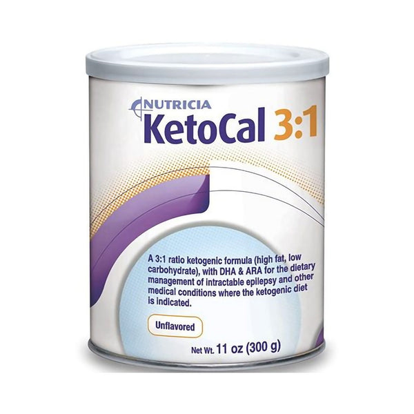 KetoCal® 3:1 Oral Supplement Unflavored Powder 11 oz. Can (1187255_CS) 6/CS