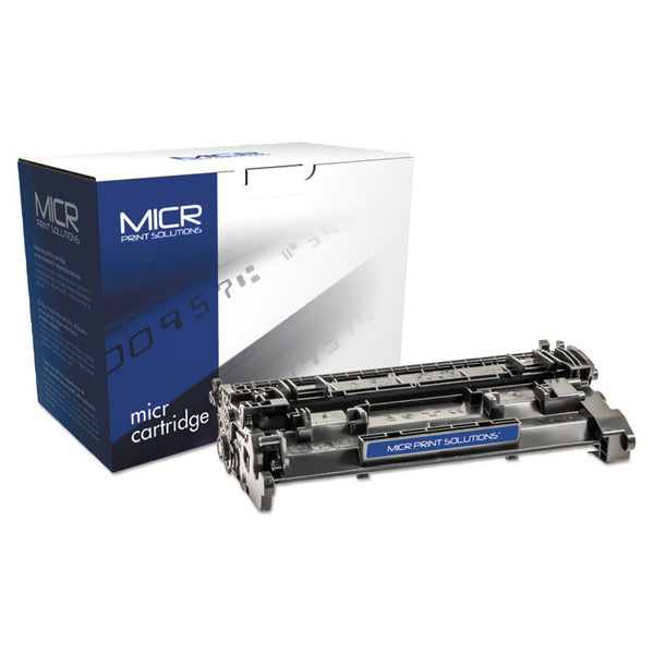 MICR Print Solutions Compatible CF226A(M) (26AM) MICR Toner, 3,100 Page-Yield, Black (MCR26AM) Each
