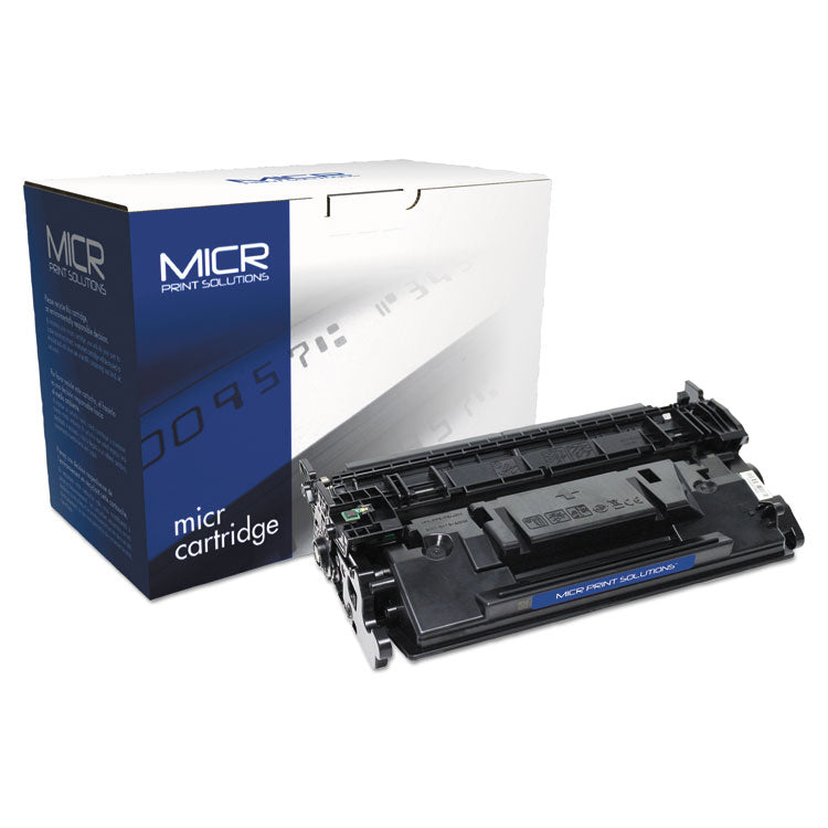 MICR Print Solutions Compatible CF226X(M) (26XM) High-Yield MICR Toner, 9,000 Page-Yield, Black (MCR26XM) Each