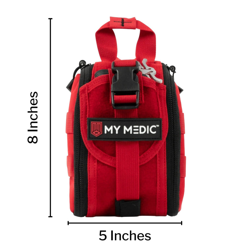 My Medic™ TFAK Trauma First Aid Kit Red Nylon Bag (1207732_EA) 1/EA