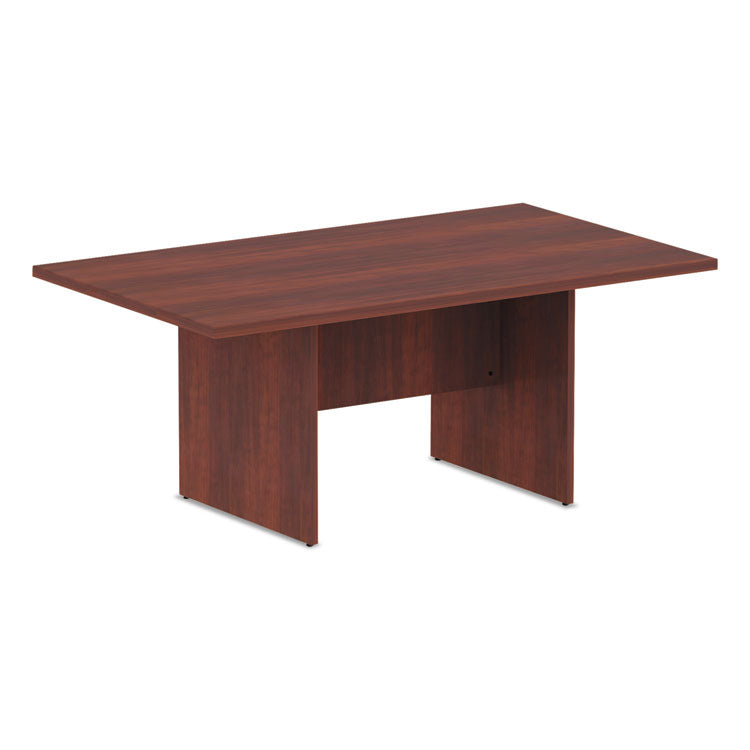 Alera® Alera Valencia Series Conference Table, Rectangular, 70.88w x 41.38d x 29.5h, Medium Cherry (ALEVA717242MC)