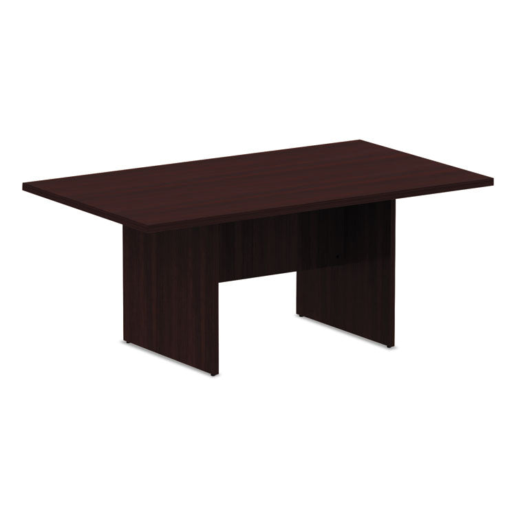 Alera® Alera Valencia Series Conference Table, Rectangular, 70.88w x 41.38d x 29.5h, Mahogany (ALEVA717242MY)