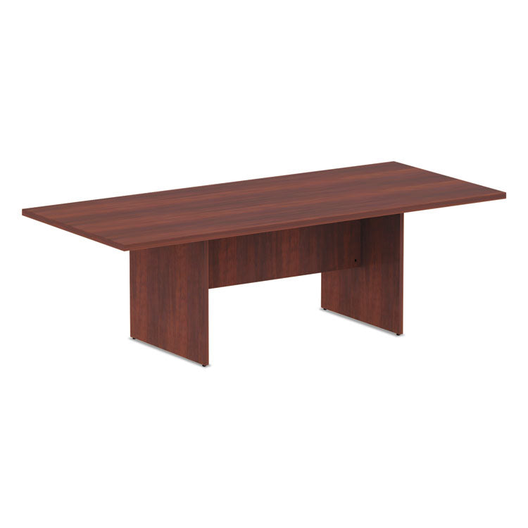 Alera® Alera Valencia Series Conference Table, Rectangular, 94.5w x 41.38d x 29.5h, Medium Cherry (ALEVA719642MC)