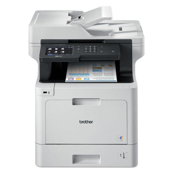Brother MFCL8900CDW Business Color Laser All-in-One Printer with Duplex Print, Scan, Copy and Wireless Networking (BRTMFCL8900CDW)