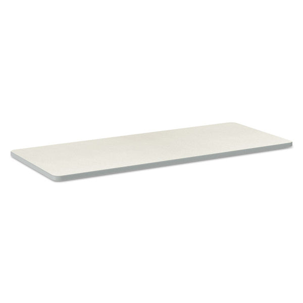 HON® Build Rectangle Shape Table Top, 60w x 24d, Silver Mesh (HONTR2460ENB9K)