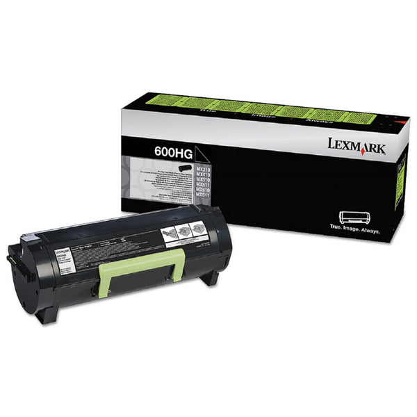 Lexmark™ 60F0H0G Unison High-Yield Toner, 10,000 Page-Yield, Black (LEX60F0H0G)