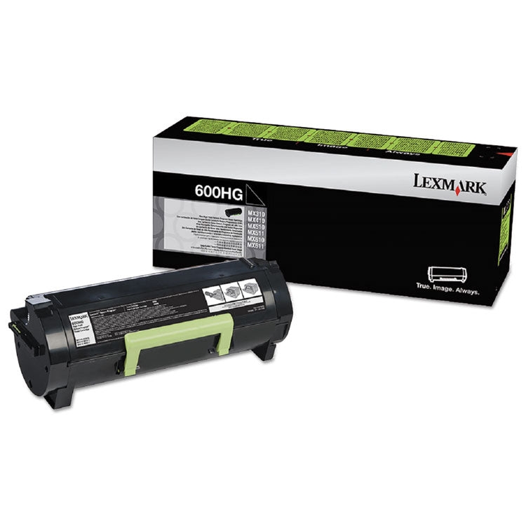 Lexmark™ 60F0H0G Unison High-Yield Toner, 10,000 Page-Yield, Black (LEX60F0H0G) Each