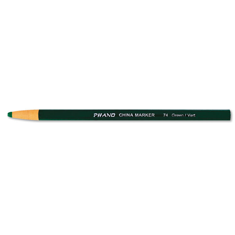 Dixon® China Marker, Green, Dozen (DIX00074)