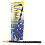 Dixon® China Marker, Black, Thin Lead, Dozen (DIX00081)