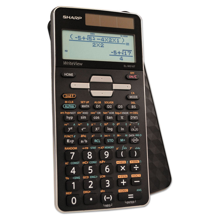 Sharp® EL-W516TBSL Scientific Calculator, 16-Digit LCD (SHRELW516TBSL) Each