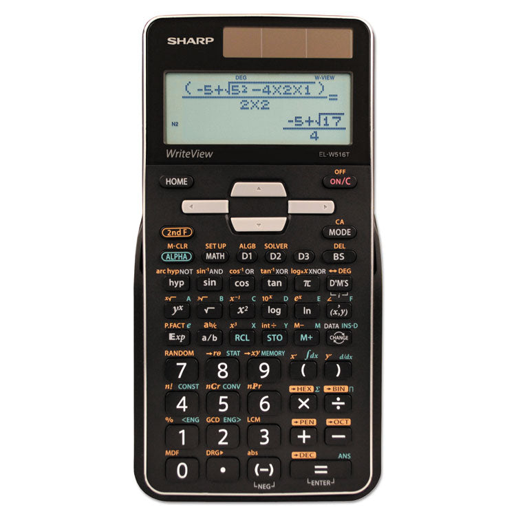 Sharp® EL-W516TBSL Scientific Calculator, 16-Digit LCD (SHRELW516TBSL) Each