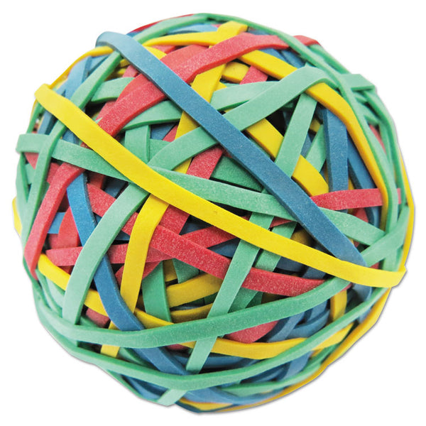 Universal® Rubber Band Ball, 3" Diameter, Size 32, Assorted Colors, 260/Pack (UNV00460)