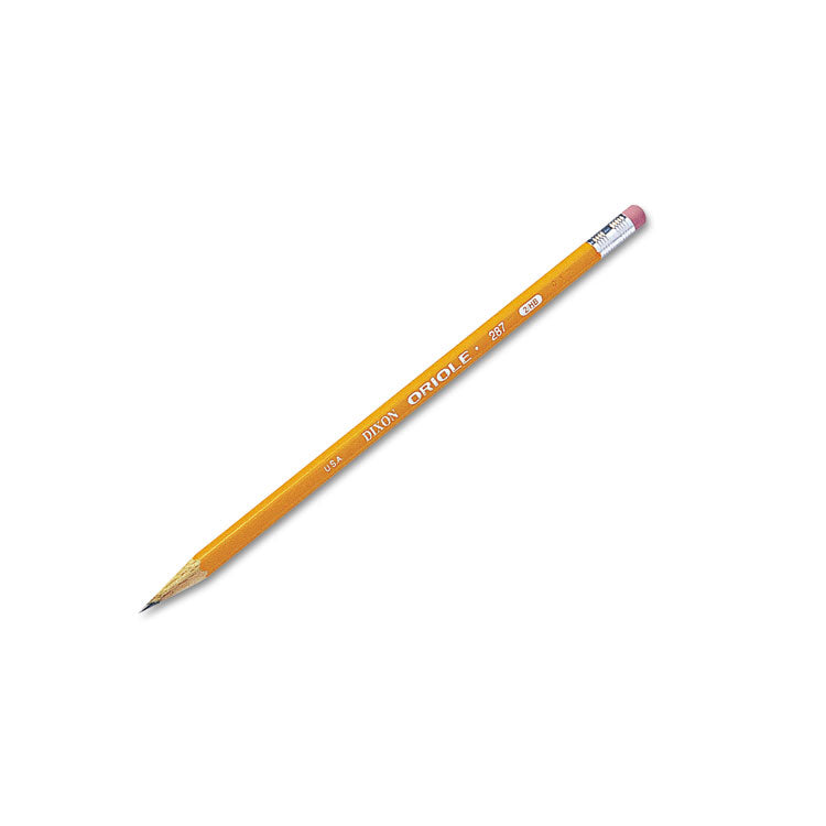 Dixon® Oriole Pencil Value Pack, HB (#2), Black Lead, Yellow Barrel, 72/Pack (DIX12872)