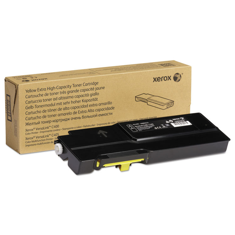 Xerox® 106R03525 Extra High-Yield Toner, 8,000 Page-Yield, Yellow (XER106R03525) Each