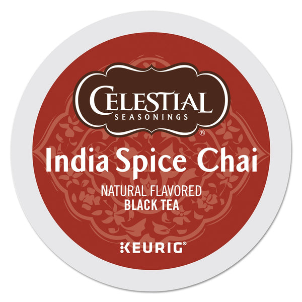 Celestial Seasonings® India Spice Chai Tea K-Cups, 96/Carton (GMT14738CT) Case of 96