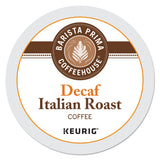 Barista Prima Coffeehouse® Decaf Italian Roast Coffee K-Cups, 24/Box (GMT8506) Box of 24