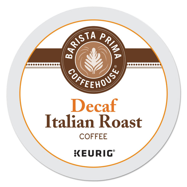 Barista Prima Coffeehouse® Decaf Italian Roast Coffee K-Cups, 24/Box (GMT8506) Box of 24