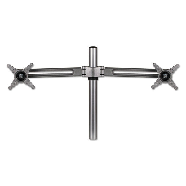 Fellowes® Lotus Dual Monitor Arm Kit, For 26" Monitors, Silver, Supports 13 lb (FEL8042901)