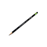 Ticonderoga® Pencils, HB (#2), Black Lead, Black Barrel, Dozen (DIX13953)