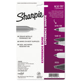 Sharpie® Metallic Fine Point Permanent Markers, Fine Bullet Tip, Gold-Silver-Bronze, 6/Pack (SAN1829201) Pack of 6