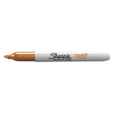 Sharpie® Metallic Fine Point Permanent Markers, Fine Bullet Tip, Gold-Silver-Bronze, 6/Pack (SAN1829201) Pack of 6