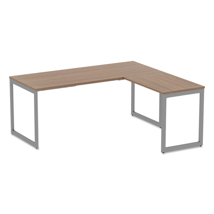 Alera® Alera Open Office Series O-Leg Return Base, Fully Adjustable, 36 to 70.78w x 23.38d x 28.5h, Silver (ALELSRT24GR) Each