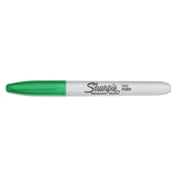 Sharpie® Fine Bullet Tip Permanent Marker, Green, Dozen (SAN30004) 1 Dozen