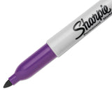 Sharpie® Fine Tip Permanent Marker, Fine Bullet Tip, Purple, Dozen (SAN30008)