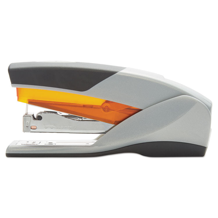 Swingline® Optima 25 Reduced Effort Stapler, 25-Sheet Capacity, Gray/Orange (SWI66402)