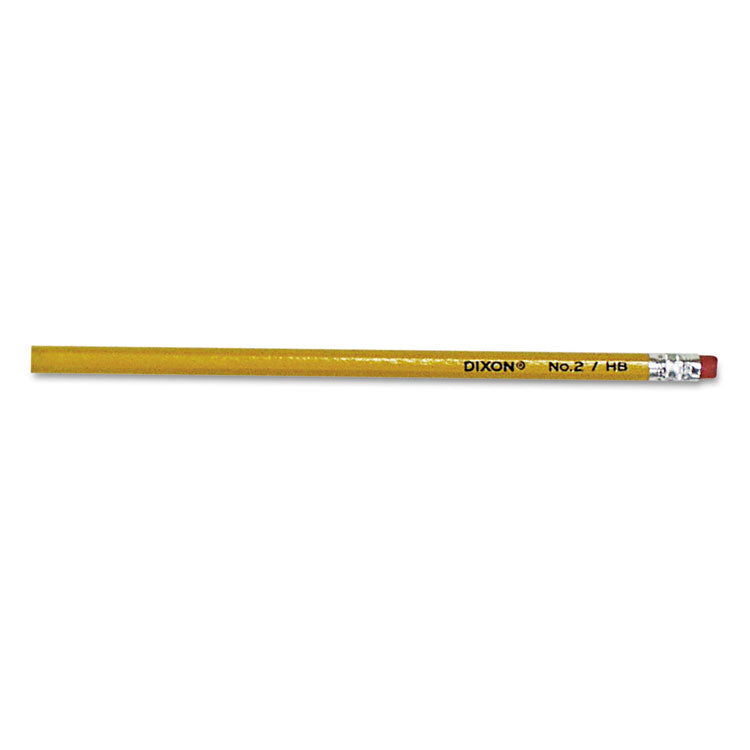 Dixon® No. 2 Pencil Value Pack, HB (#2), Black Lead, Yellow Barrel, 144/Box (DIX14412) Box of 144