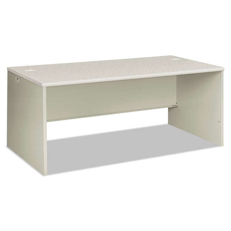 HON® 38000 Series Desk Shell, 72" x 36" x 30", Light Gray/Silver (HON38934B9Q) Each