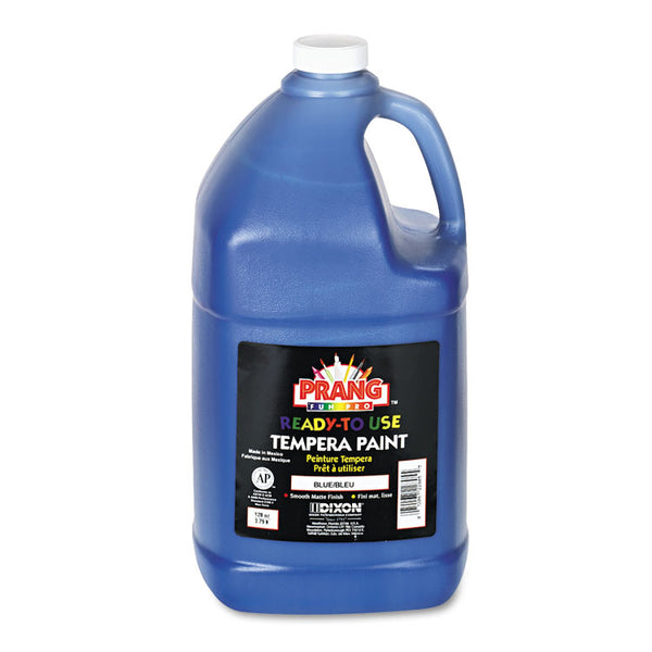 Prang® Ready-to-Use Tempera Paint, Blue, 1 gal Bottle (DIX22805) Each