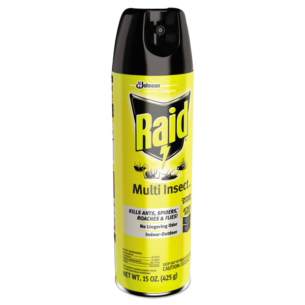 Raid Multi Insect Killer, 15 oz Aerosol Spray (SJN300819EA) Each