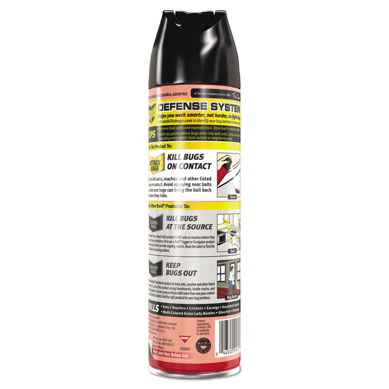 Raid Ant and Roach Killer, 17.5 oz Aerosol Spray, Outdoor Fresh (SJN366000EA) Each