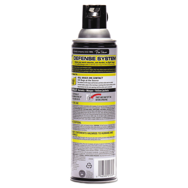 Raid Wasp and Hornet Killer, 14 oz Aerosol Spray, 12/Carton (SJN377651) Case of 12