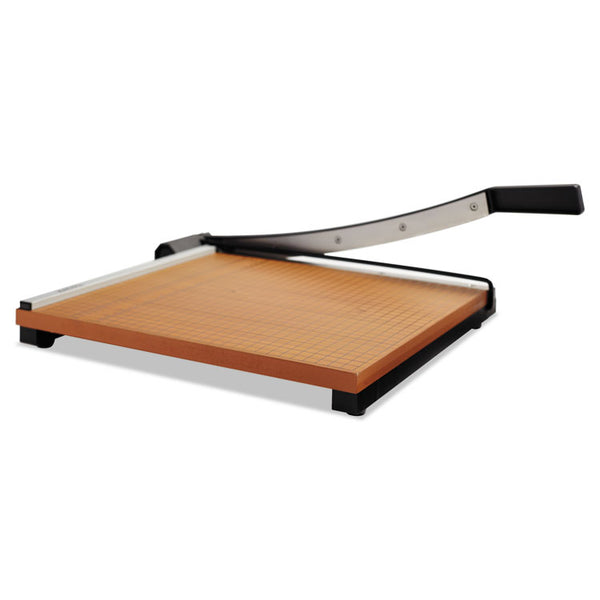 X-ACTO® Square Commercial Grade Wood Base Guillotine Trimmer, 15 Sheets, 15" Cut Length, 15 x 15 (EPI26615) Each