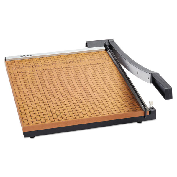 X-ACTO® Square Commercial Grade Wood Base Guillotine Trimmer, 15 Sheets, 15" Cut Length, 15 x 15 (EPI26615) Each