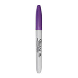 Sharpie® Fine Tip Permanent Marker, Fine Bullet Tip, Purple, Dozen (SAN30008)